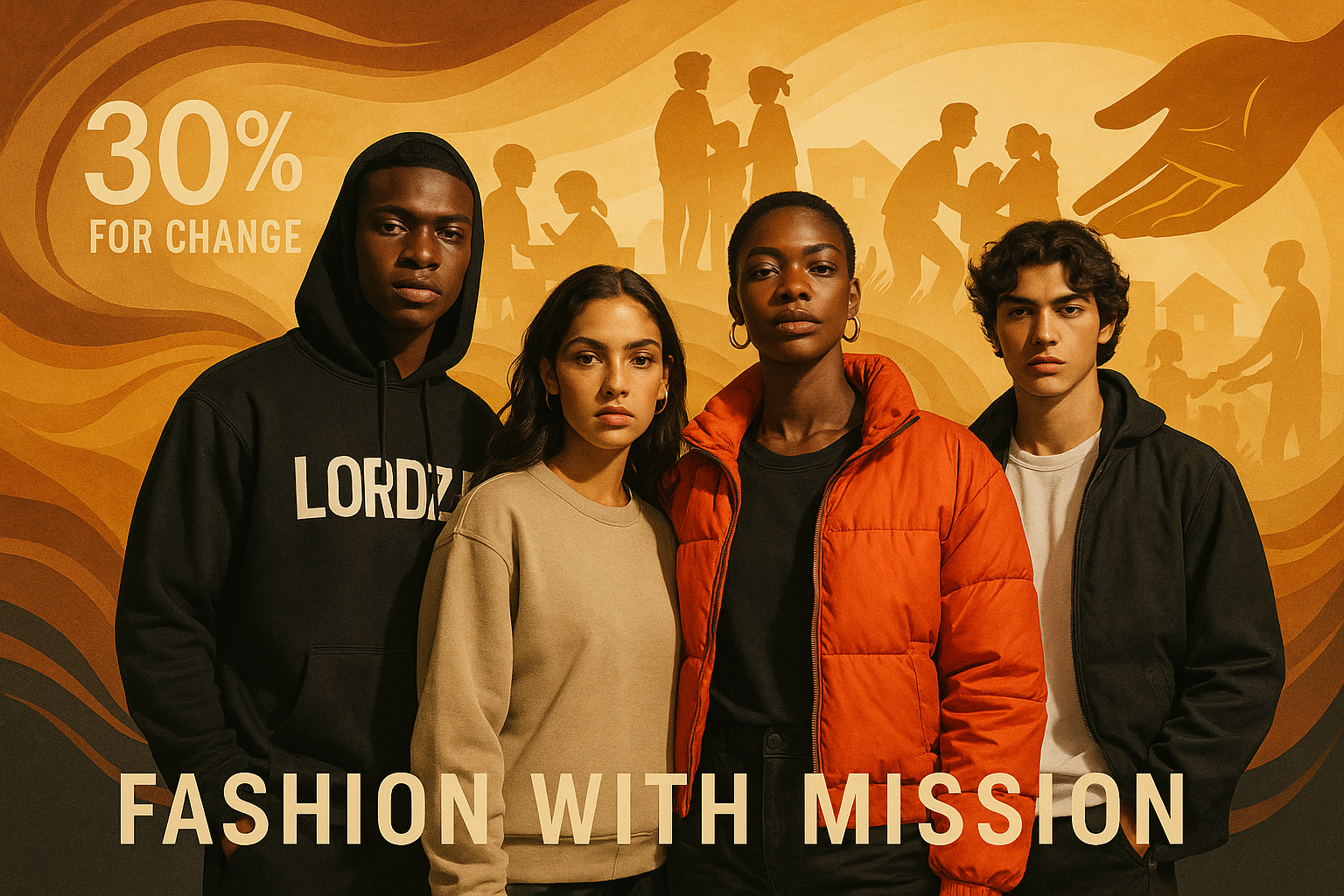 LORDZA — Wear Bold. Give Back 30% of LORDZA Profits Help Real People