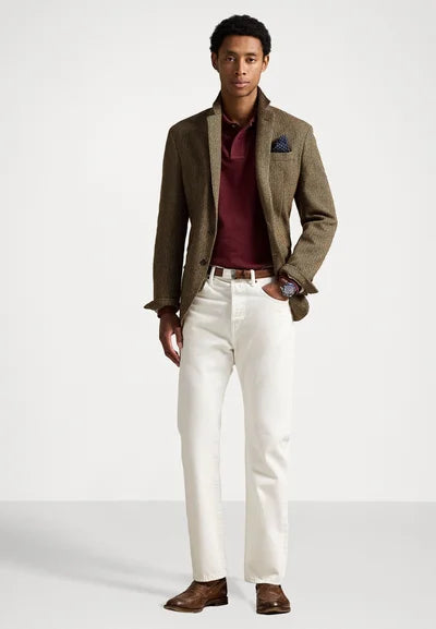 Ralph Lauren Polo  LONG SLEEVE - Langaermet T-shirt - spring wine heather