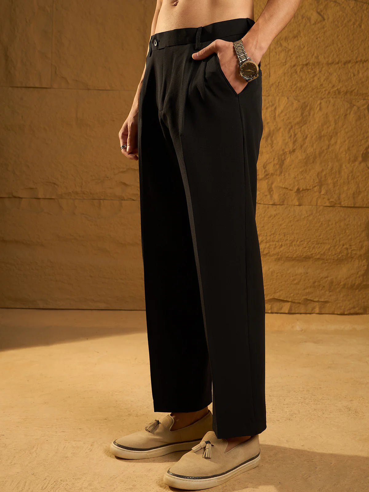 Korean Wide-Leg Baggy Fit Pant