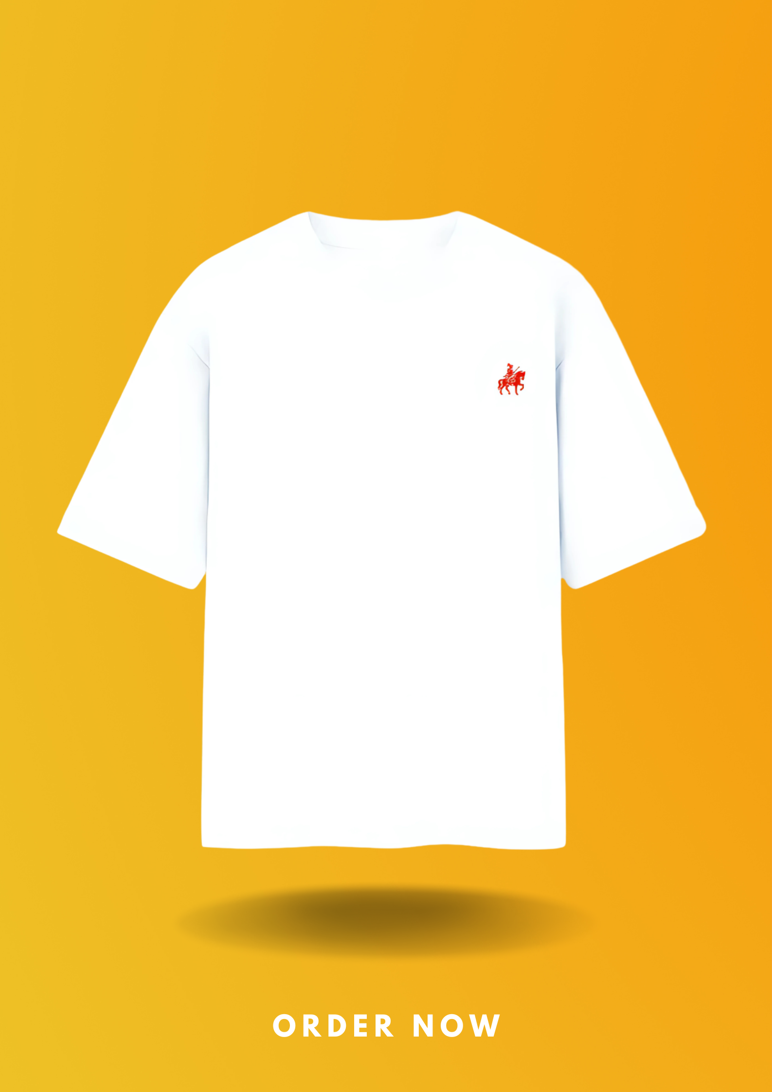 LORDZA Signature Emblem Oversized Standard Crew T-Shirt Oversized Standard T-Shirt