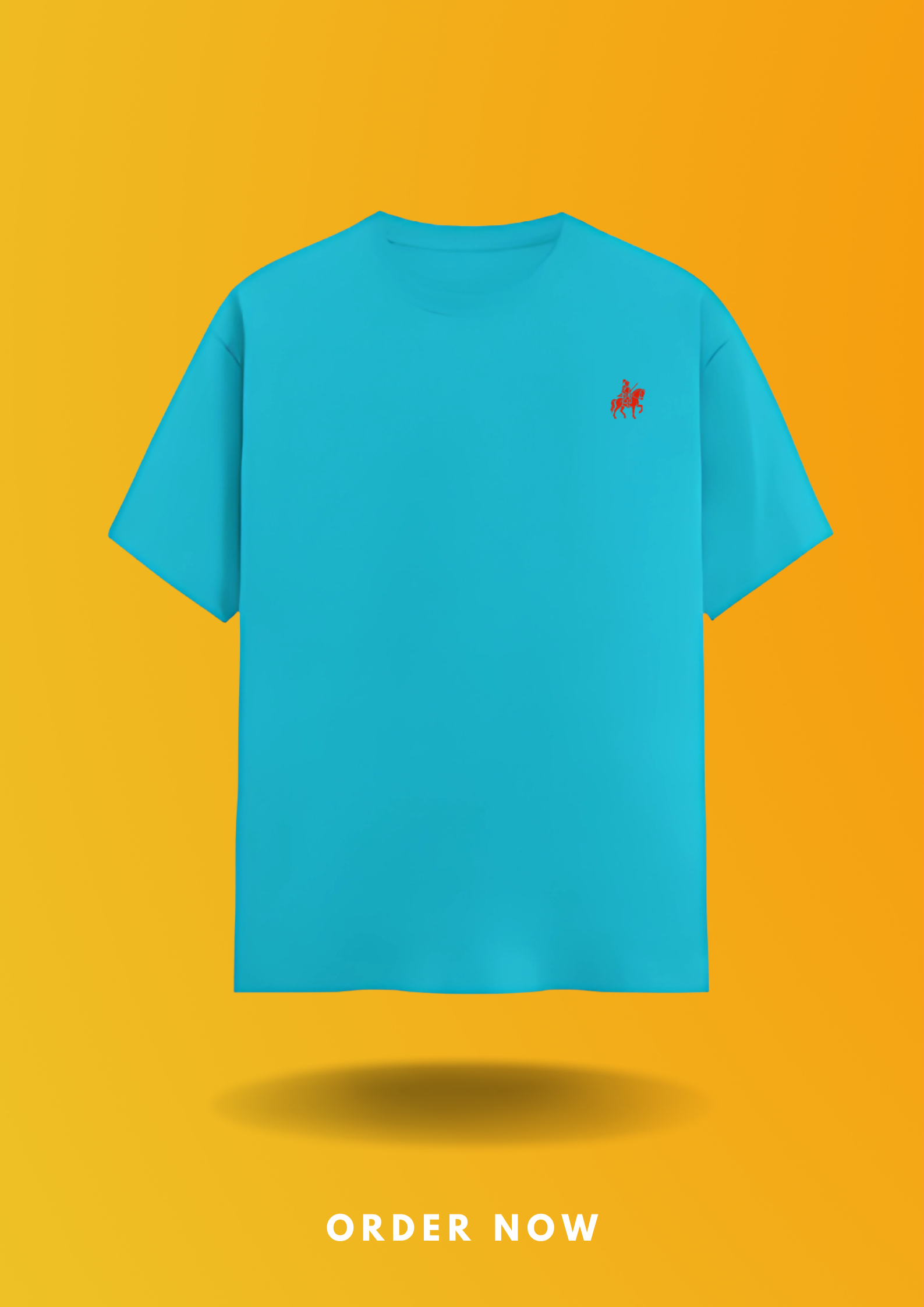 LORDZA Signature Emblem Oversized Standard Crew T-Shirt Oversized Standard T-Shirt