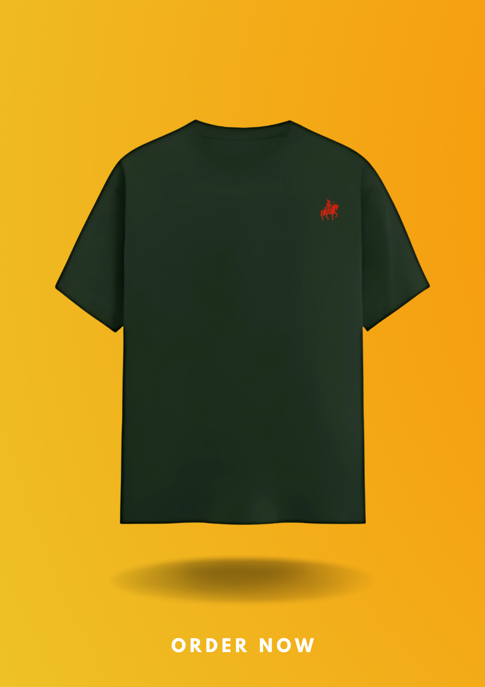 LORDZA Signature Emblem Oversized Standard Crew T-Shirt Oversized Standard T-Shirt