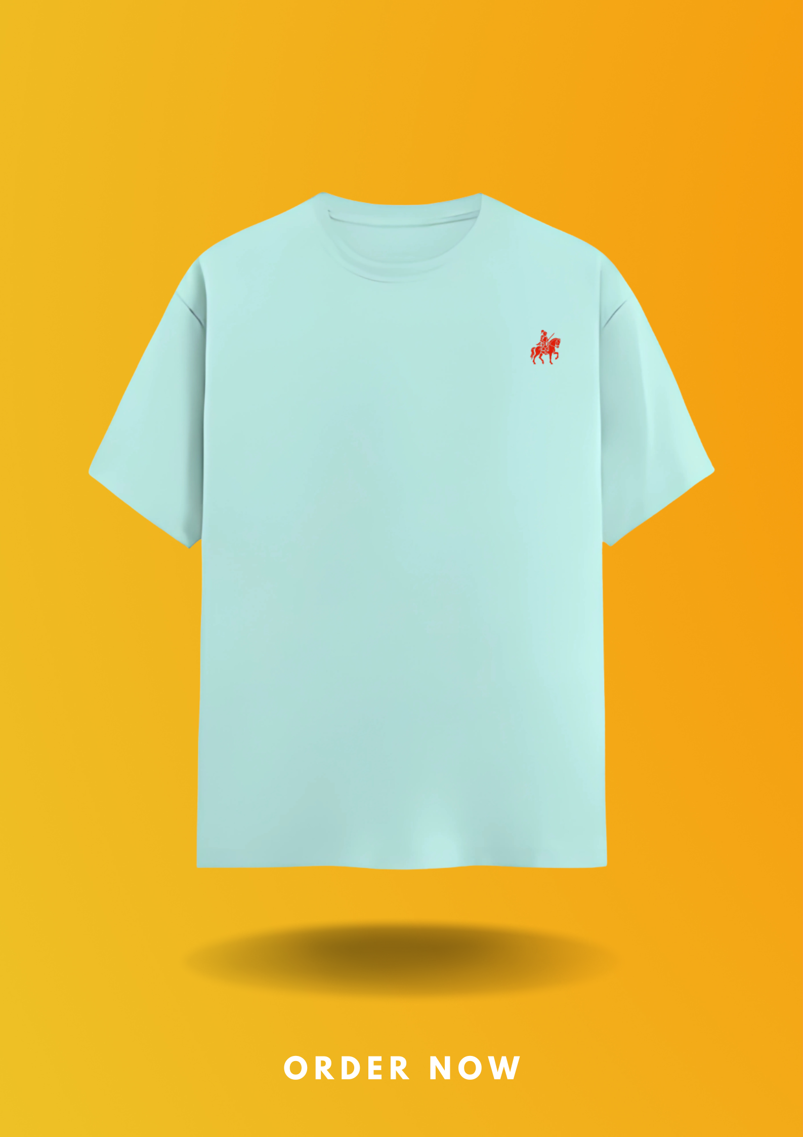 LORDZA Signature Emblem Oversized Standard Crew T-Shirt Oversized Standard T-Shirt