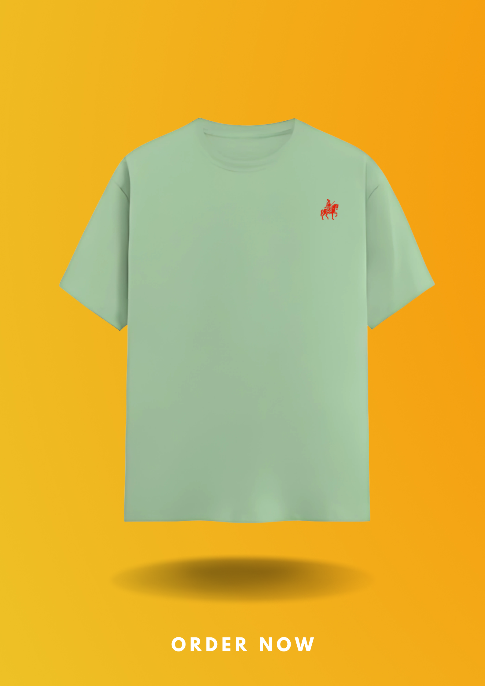 LORDZA Signature Emblem Oversized Standard Crew T-Shirt Oversized Standard T-Shirt