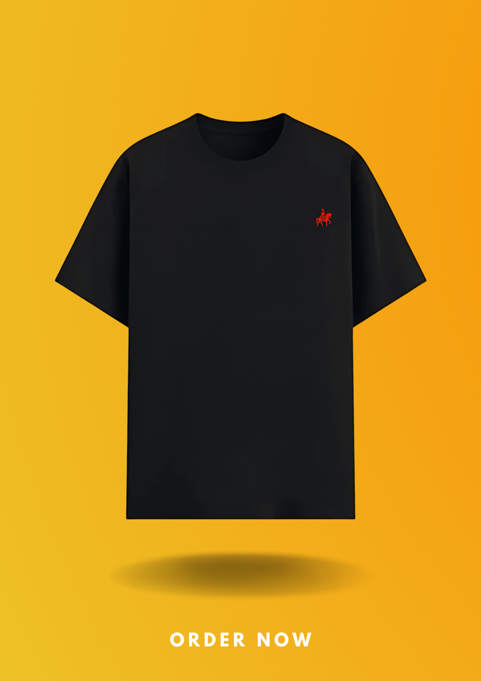 LORDZA Signature Emblem Oversized Standard Crew T-Shirt Oversized Standard T-Shirt