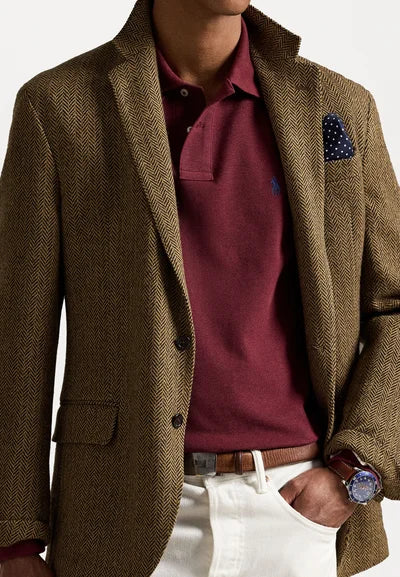 Ralph Lauren Polo  LONG SLEEVE - Langaermet T-shirt - spring wine heather