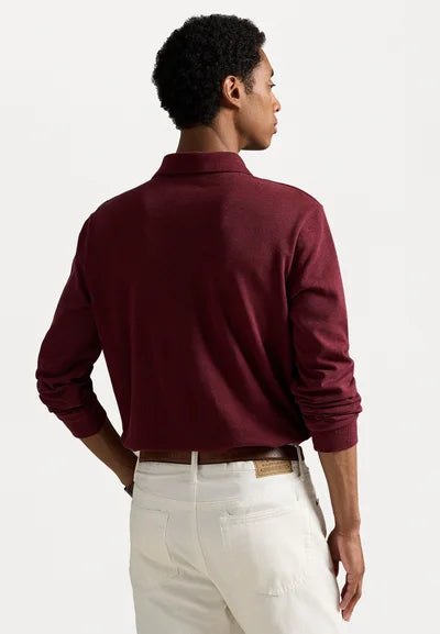 Ralph Lauren Polo  LONG SLEEVE - Langaermet T-shirt - spring wine heather