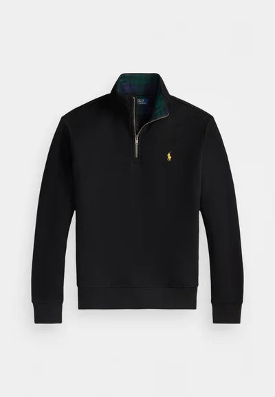 Ralph Lauren  QUARTER ZIP SWEATSHIRT - Sweatshirt - black