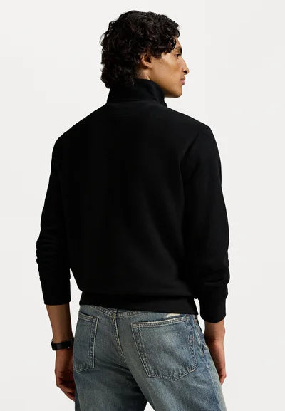 Ralph Lauren  QUARTER ZIP SWEATSHIRT - Sweatshirt - black