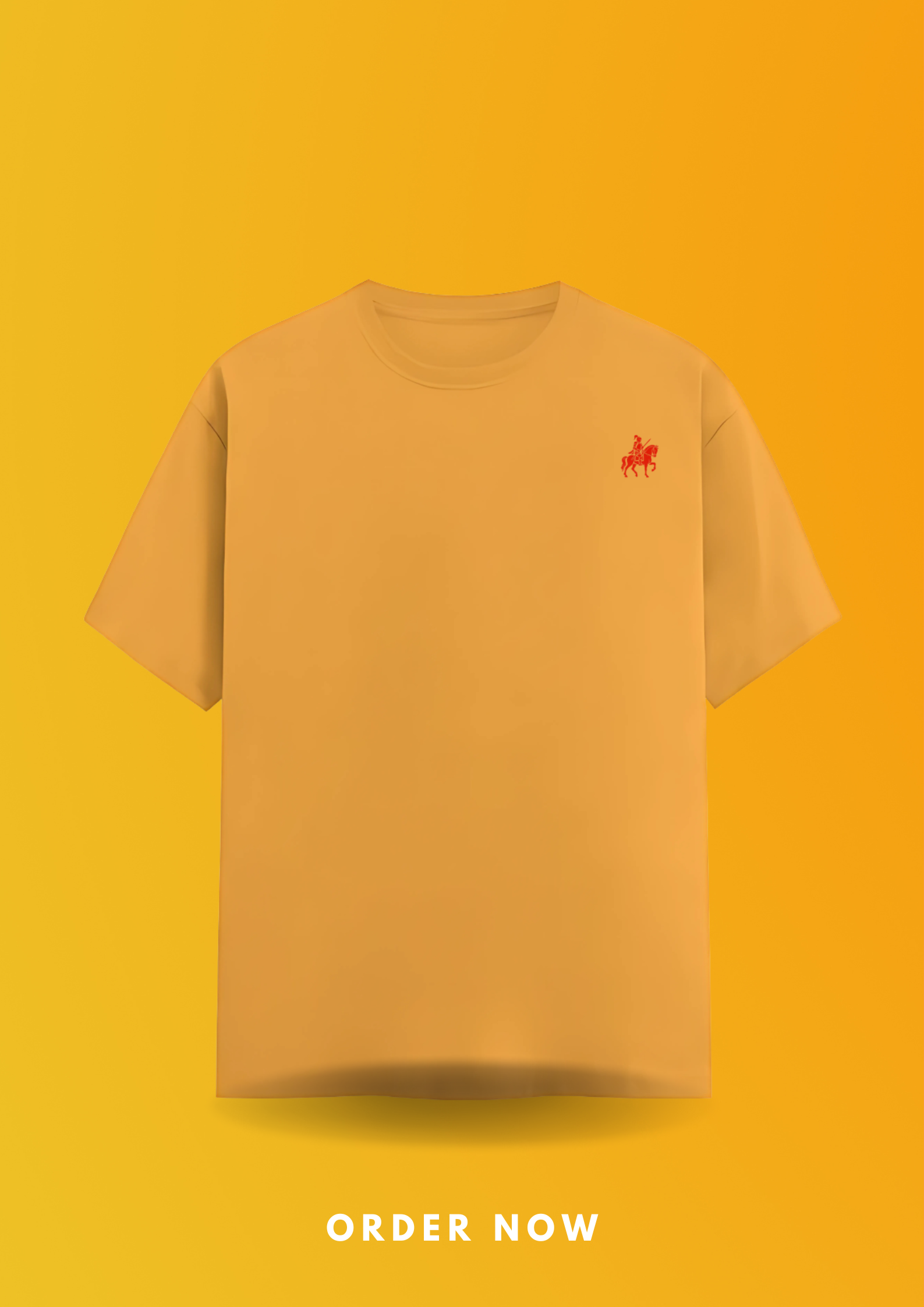 LORDZA Signature Emblem Oversized Standard Crew T-Shirt Oversized Standard T-Shirt