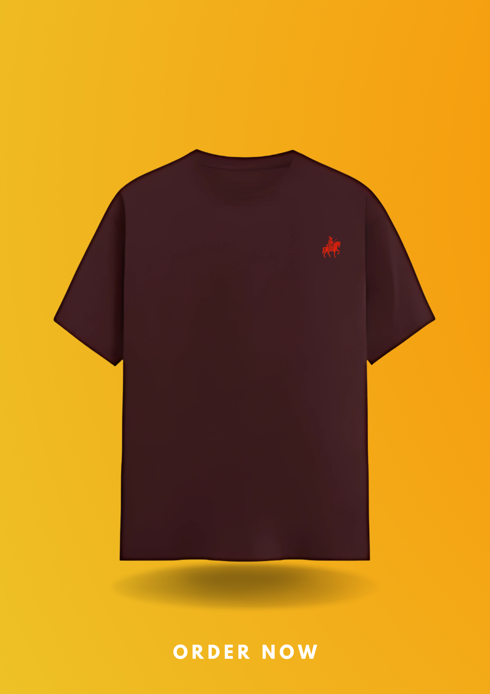 LORDZA Signature Emblem Oversized Standard Crew T-Shirt Oversized Standard T-Shirt