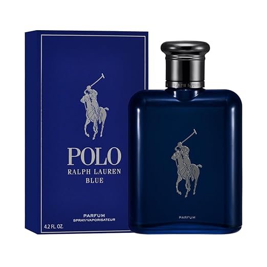 Ralph Lauren - Polo Blue - Parfum - Men's Cologne - Aquatic & Fresh - With Citrus, Oakwood, and Vetiver - Intense Fragrance 125ML