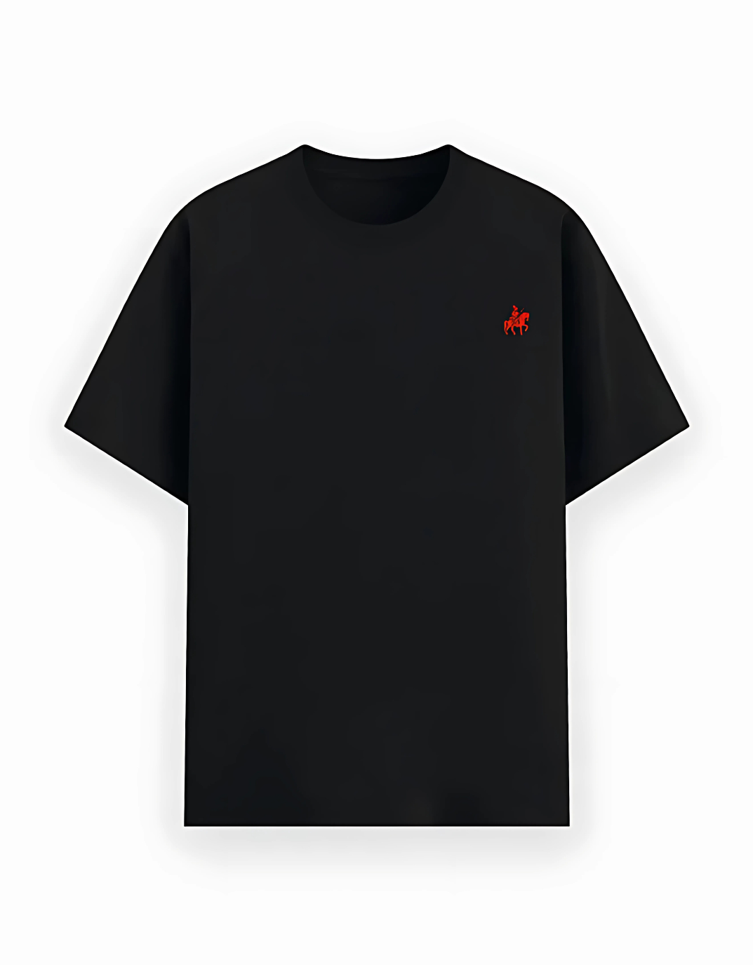 LORDZA Signature Emblem Oversized Standard Crew T-Shirt Oversized Standard T-Shirt