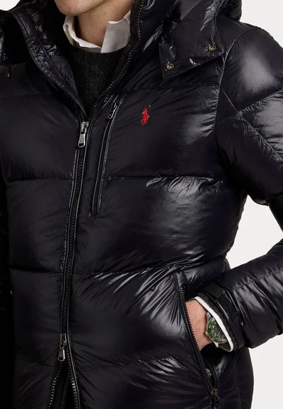 Ralph Lauren Polo THE GORHAM GLOSSED DOWN JACKET - Down jackets - black