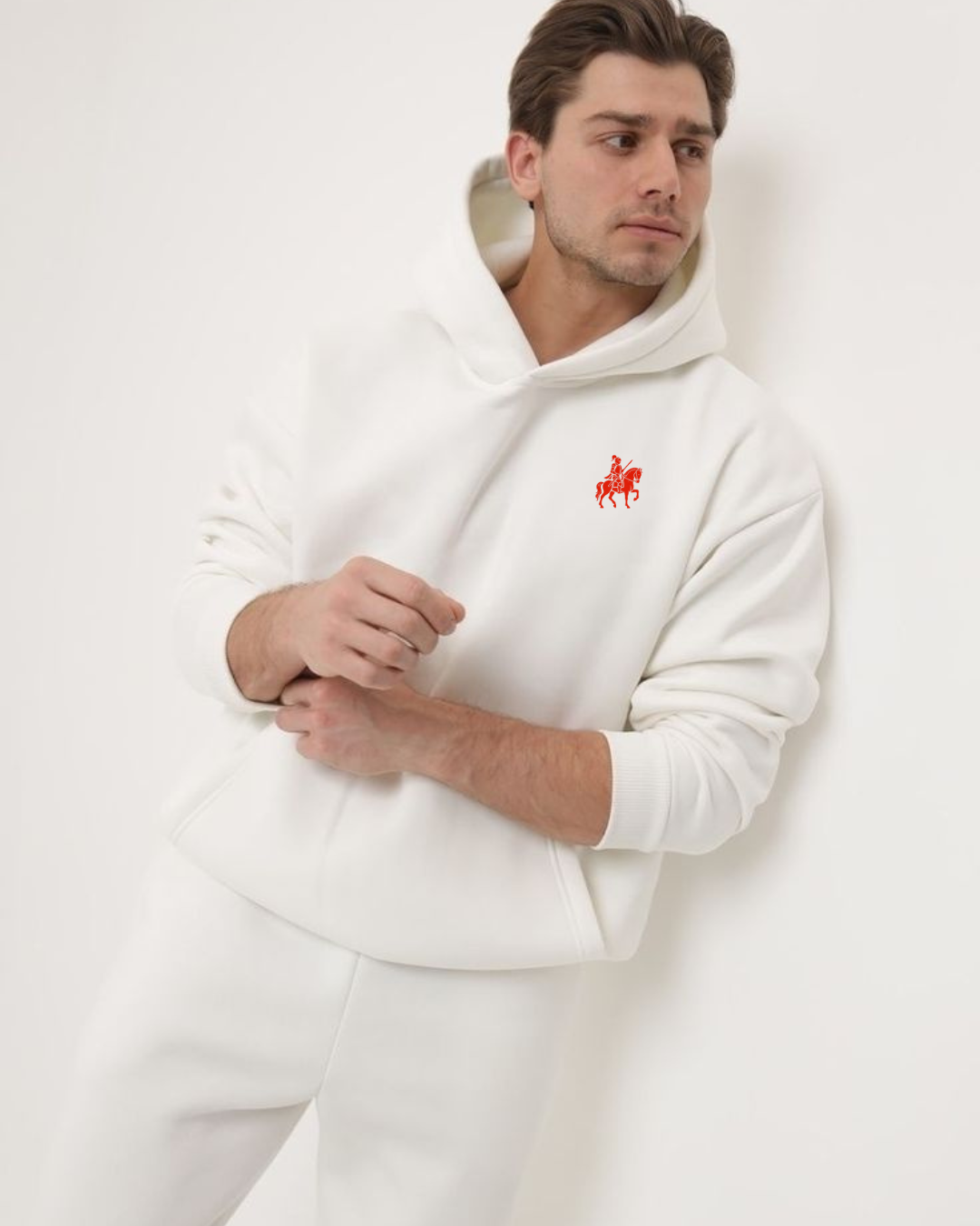 LORDZA Signature Emblem Oversized Hoodie