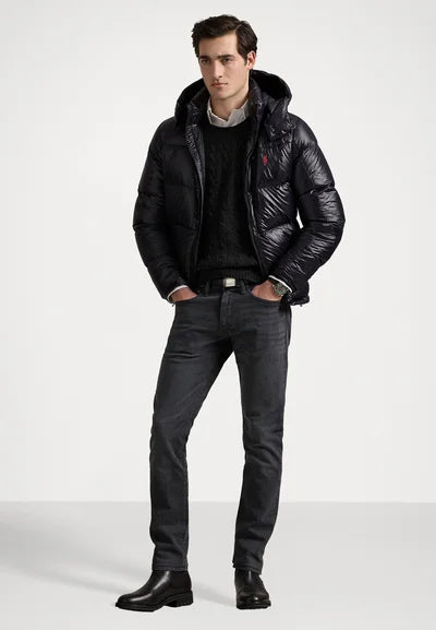 Ralph Lauren Polo THE GORHAM GLOSSED DOWN JACKET - Down jackets - black