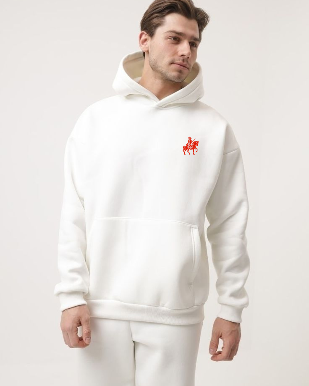 LORDZA Signature Emblem Oversized Hoodie