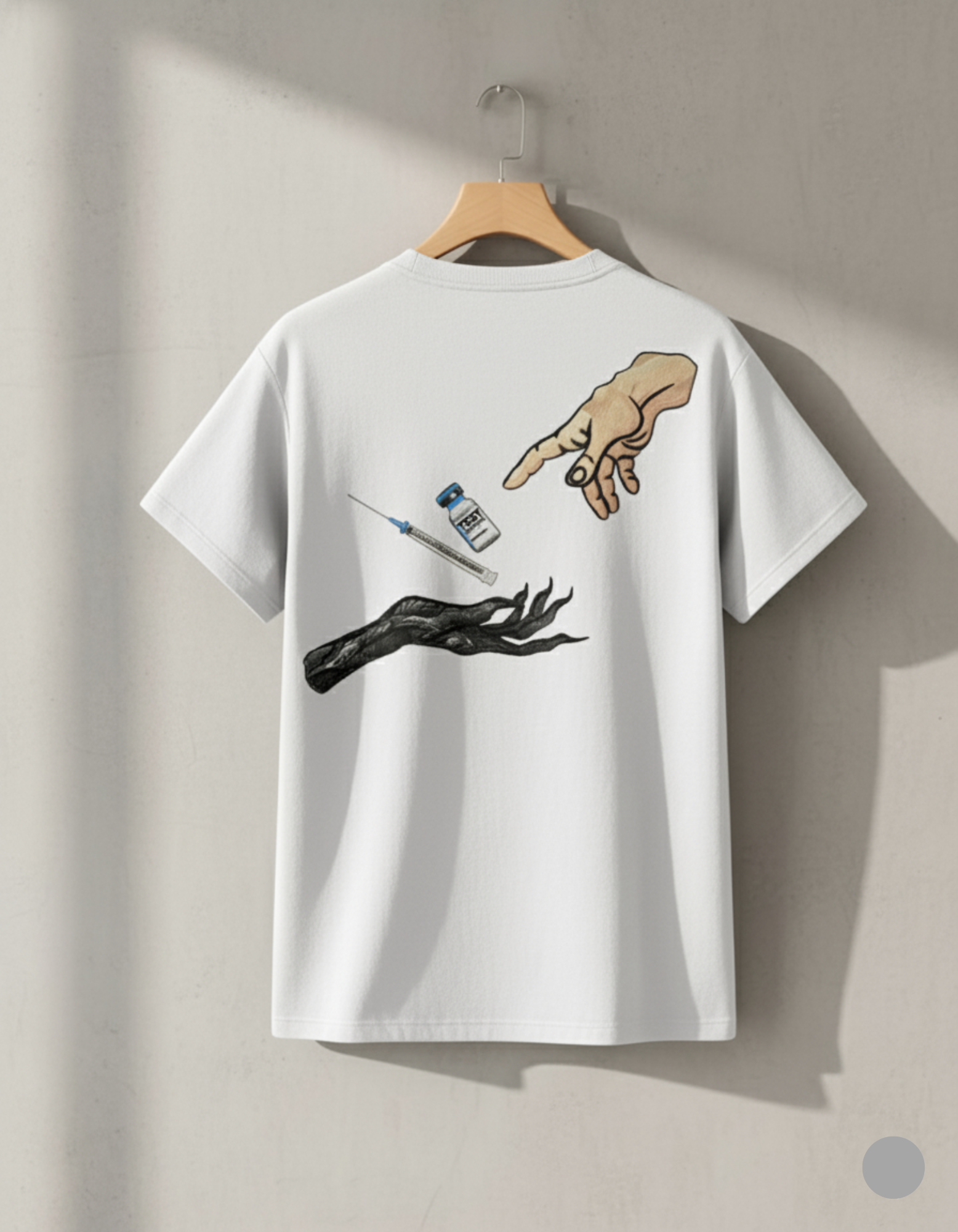 Divine Touch – Premium T-Shirt Graphic Tee (All-Body Fit | Back Design)