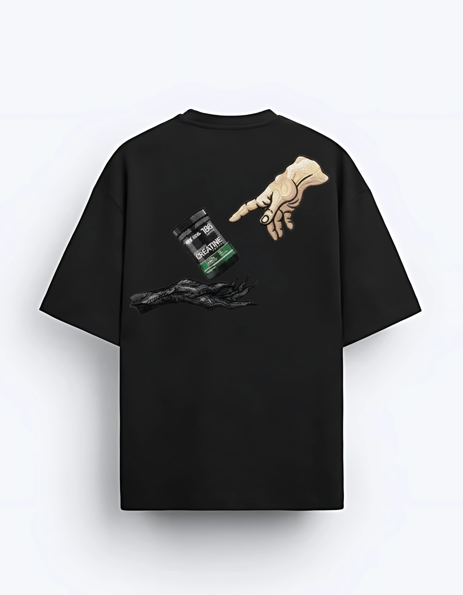 Creatine Touch Graphic Tee Embroidery Print (All-Body Fit | Back Design)