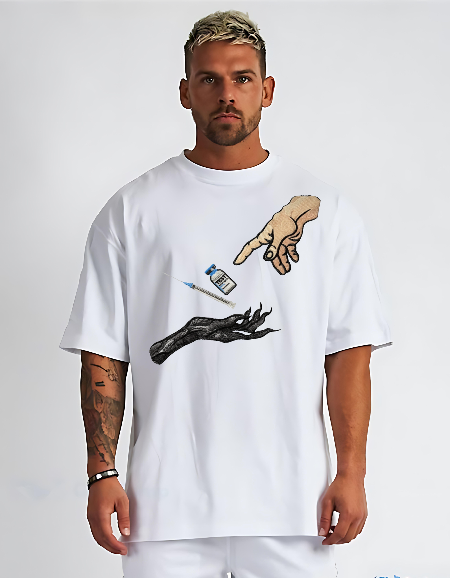 Divine Touch – Premium T-Shirt Graphic Tee (All-Body Fit | Front Design)