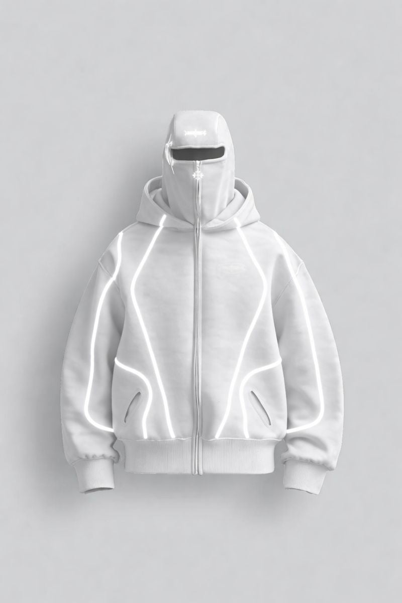 Reflective Zip Hoodie