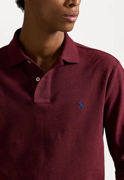 Ralph Lauren Polo  LONG SLEEVE - Langaermet T-shirt - spring wine heather