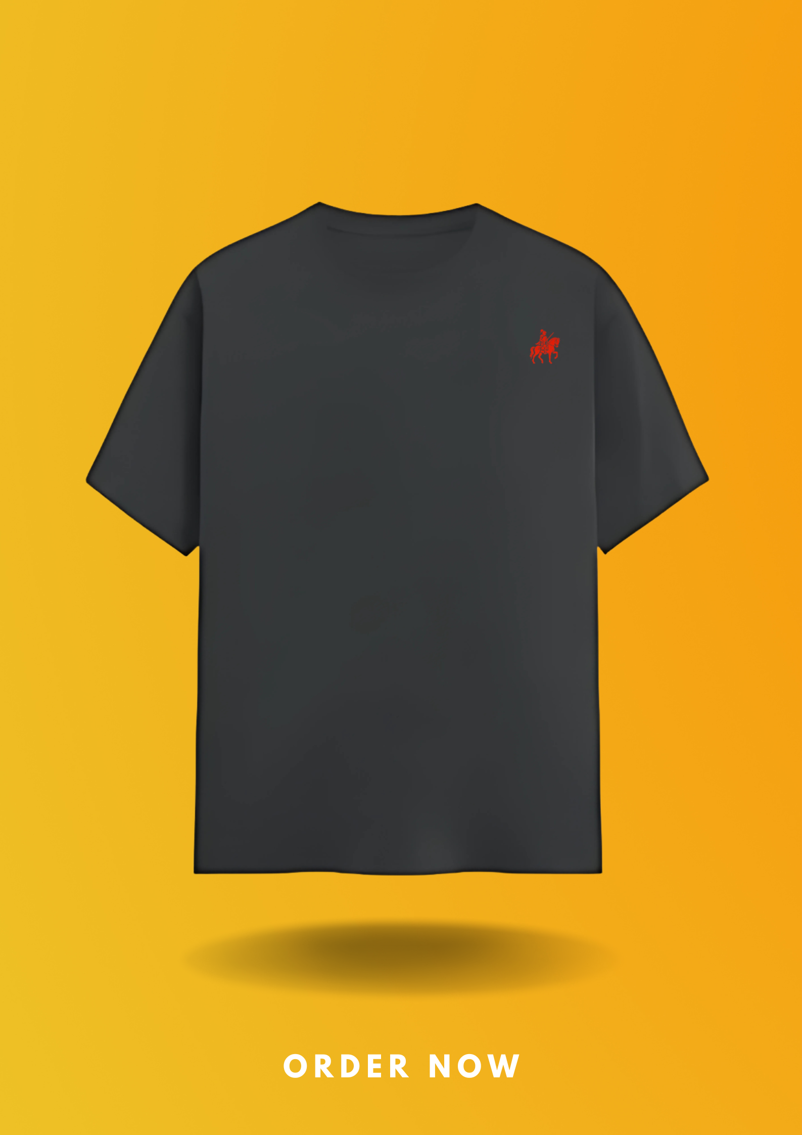 LORDZA Signature Emblem Oversized Standard Crew T-Shirt Oversized Standard T-Shirt