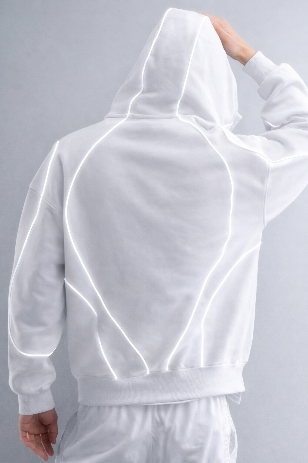 Reflective Zip Hoodie