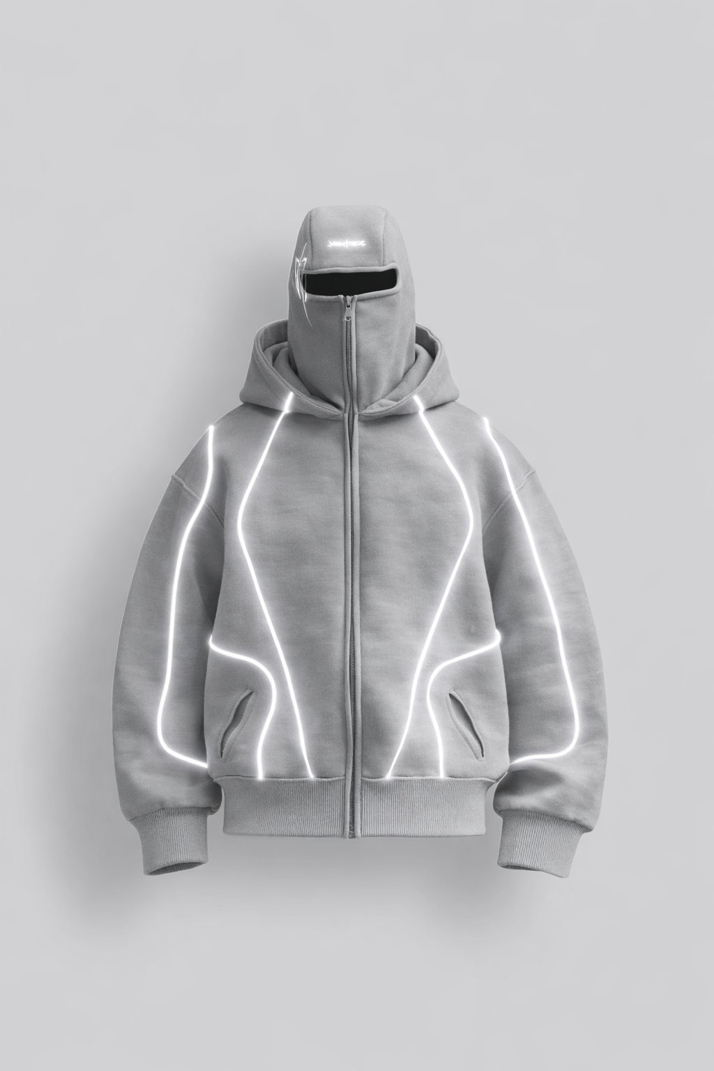 Reflective Zip Hoodie