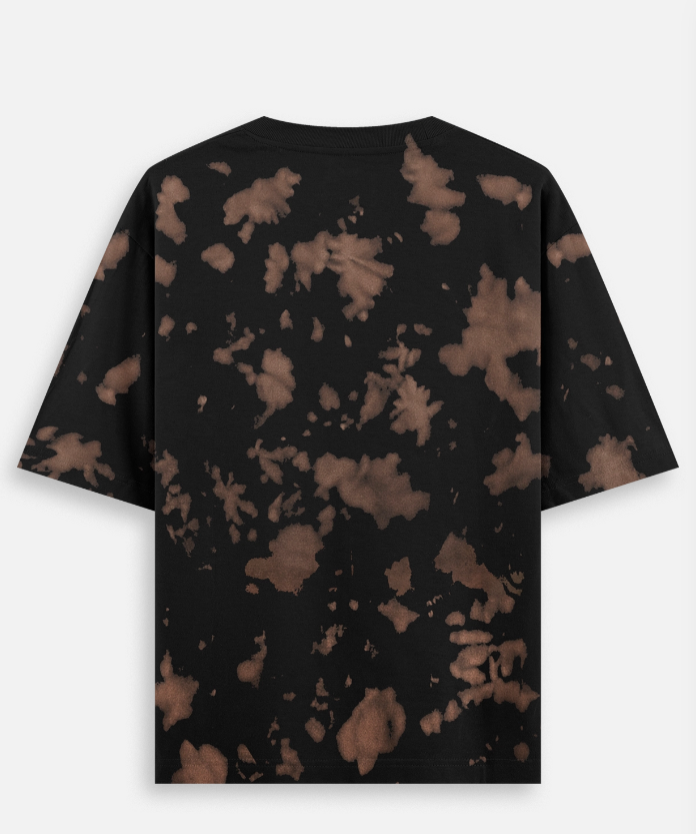 LORDZA Signature Emblem Oversized Standard Crew T-Shirt Oversized Standard T-Shirt Tie Dye Oversized T-Shirt