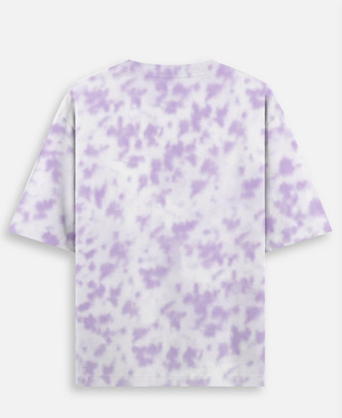 LORDZA Signature Emblem Oversized Standard Crew T-Shirt Oversized Standard T-Shirt Tie Dye Oversized T-Shirt