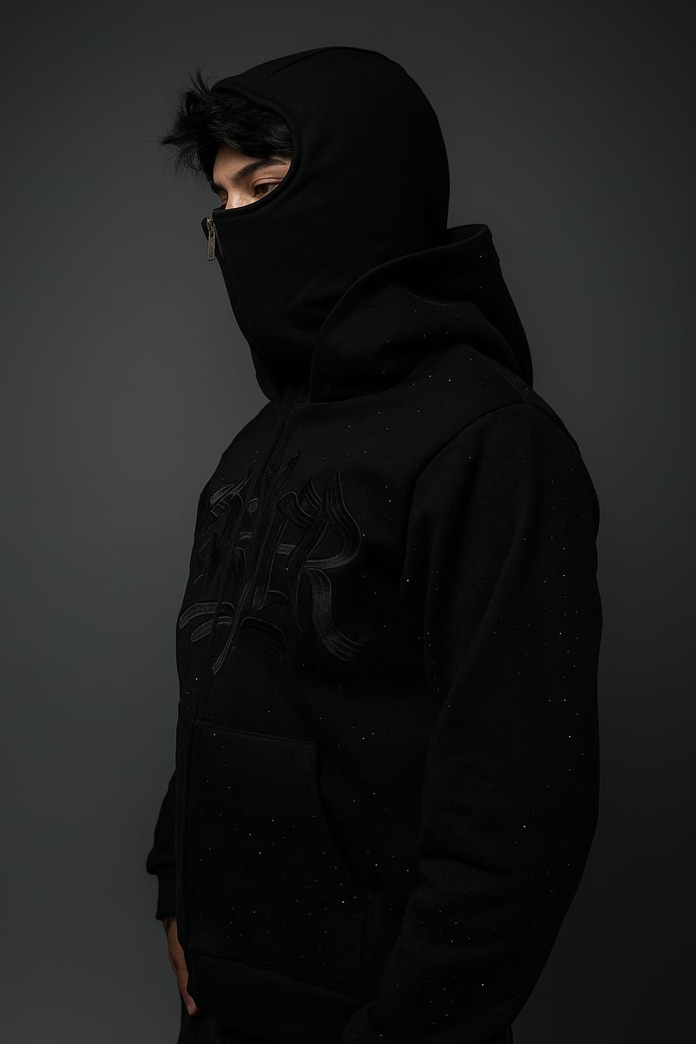 Diamond Balaclava Hoodie