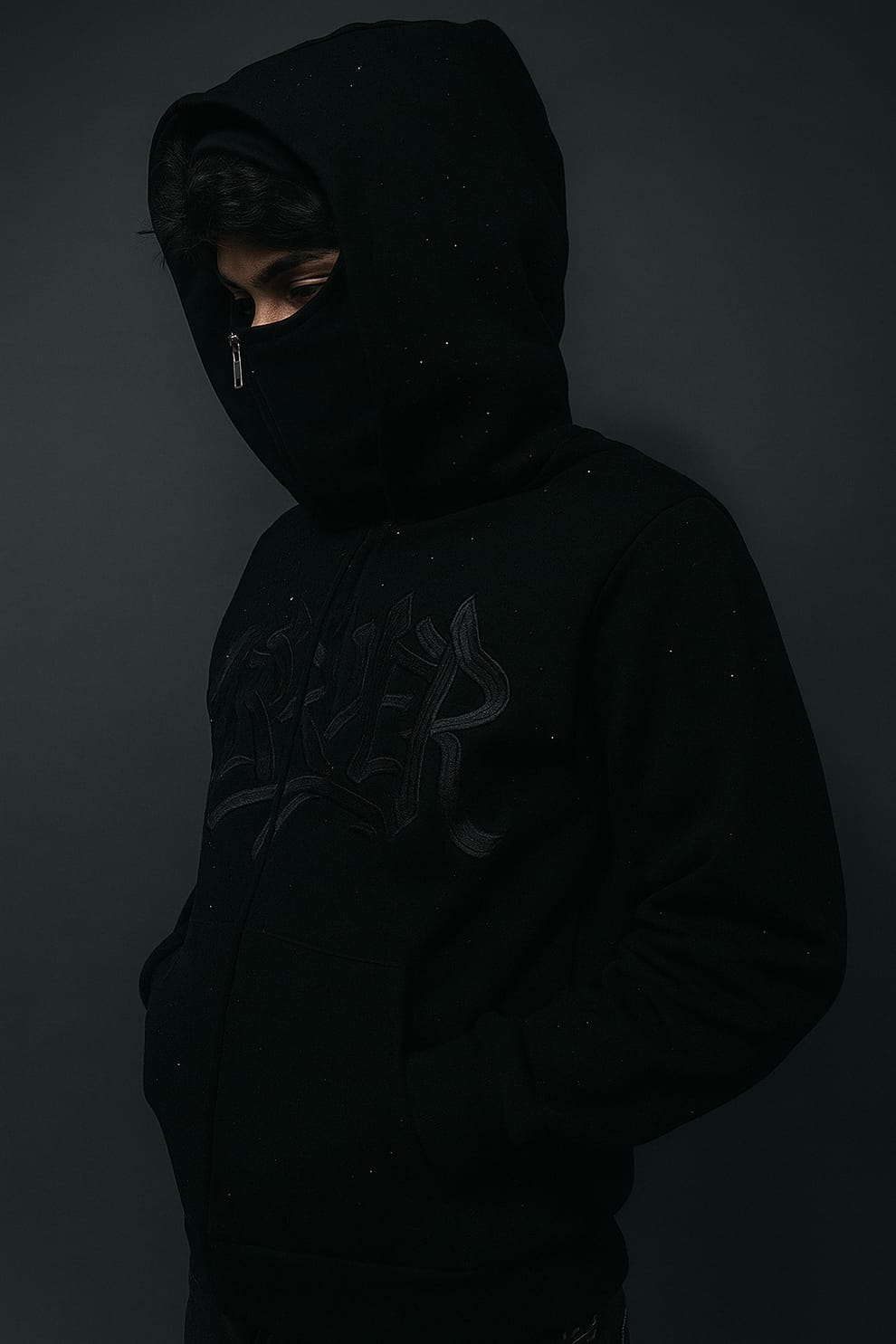 Diamond Balaclava Hoodie