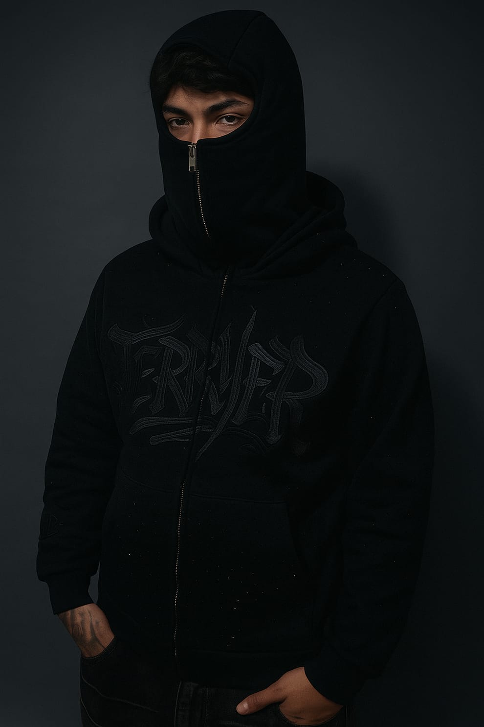 Diamond Balaclava Hoodie