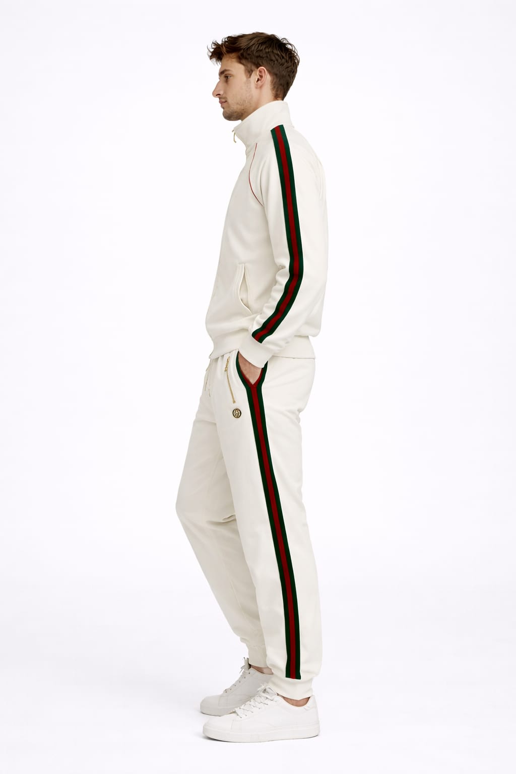 Gucci Interlocking G Web Track Jacket & Pant Set