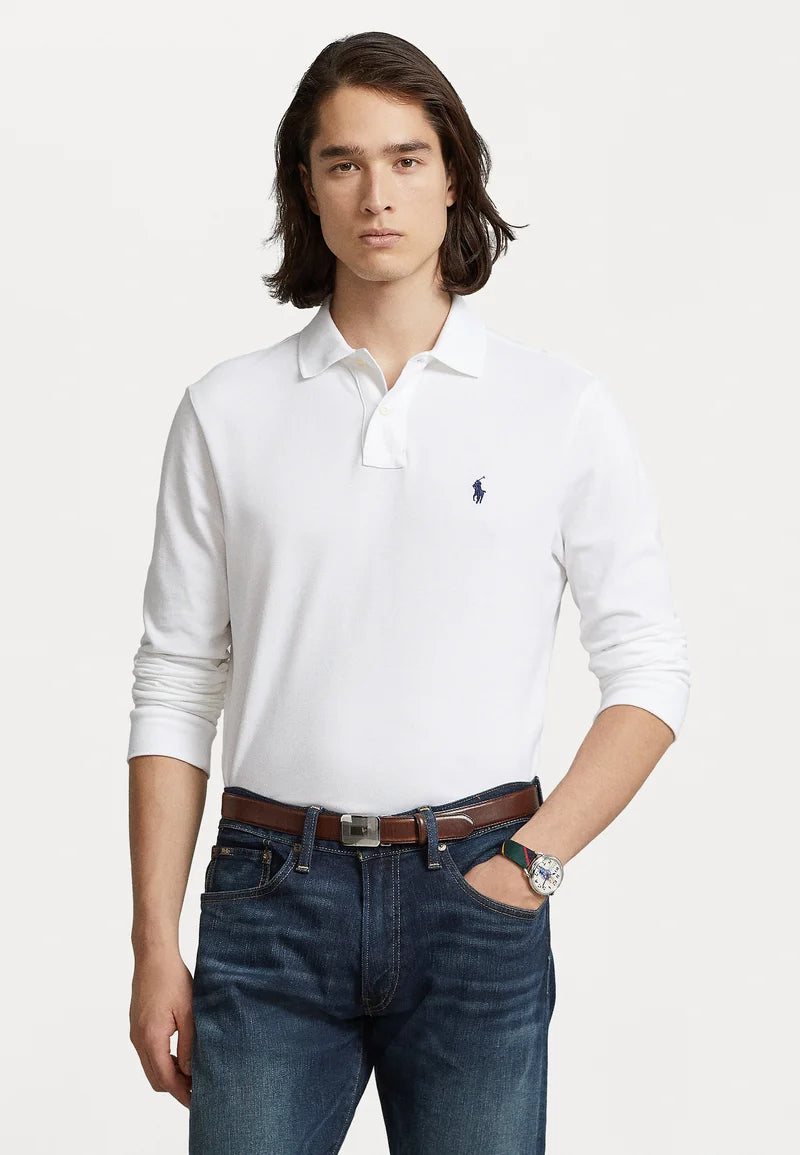 Ralph Lauren Polo  LONG SLEEVE - Langærmet T-shirt - white
