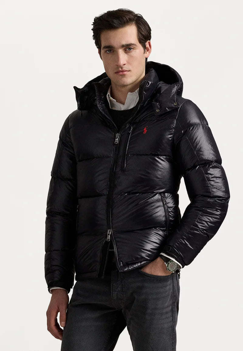 Ralph Lauren Polo THE GORHAM GLOSSED DOWN JACKET - Down jackets - black