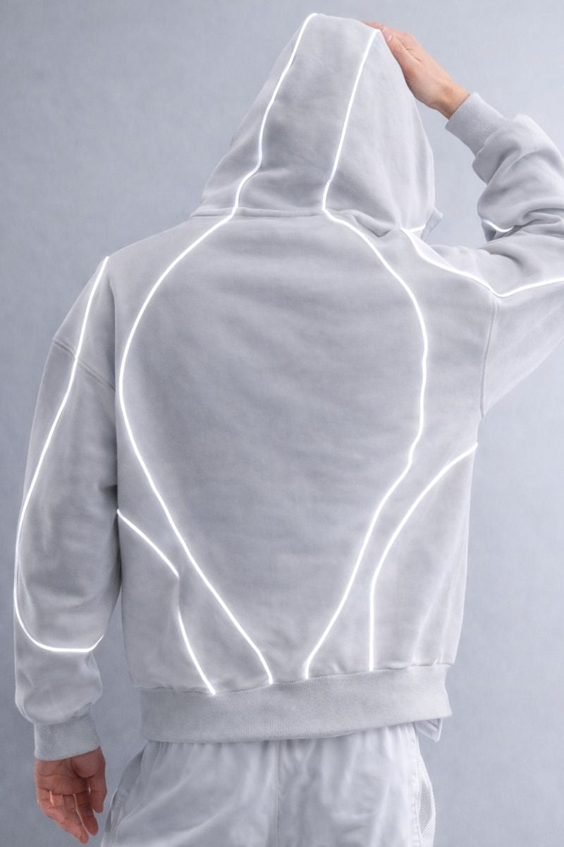 Reflective Zip Hoodie