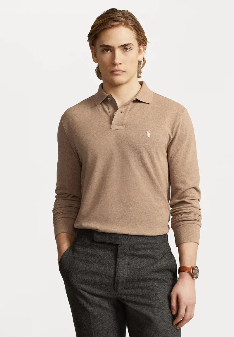 Ralph Lauren Polo  LONG SLEEVE - Langærmet T-shirt - grey cloud heather