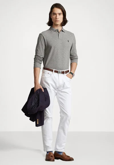 Ralph Lauren Polo  LONG SLEEVE - Langaermet T-shirt - canterbury heather