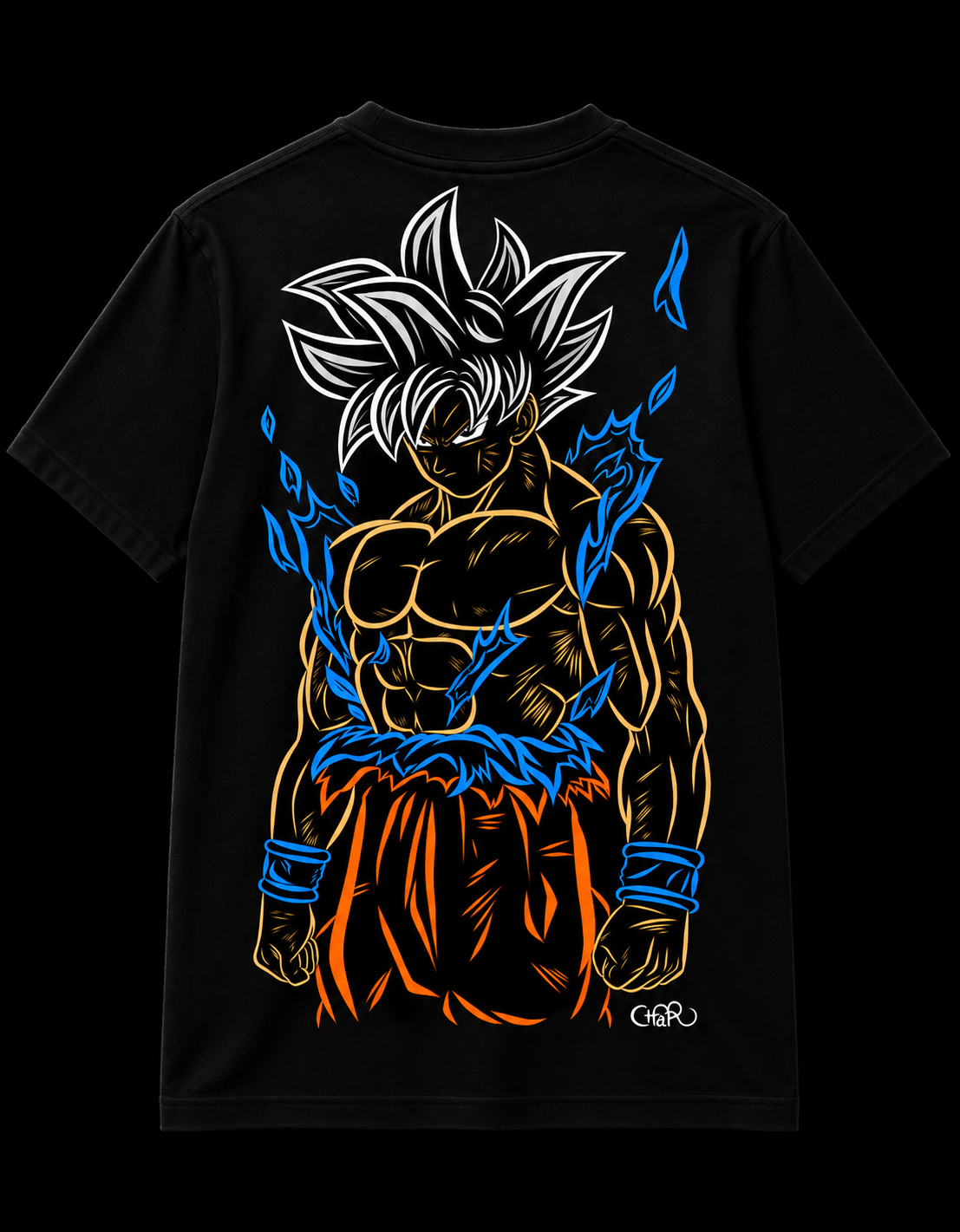 Goku Ultra Instinct Aura Graphic Tee