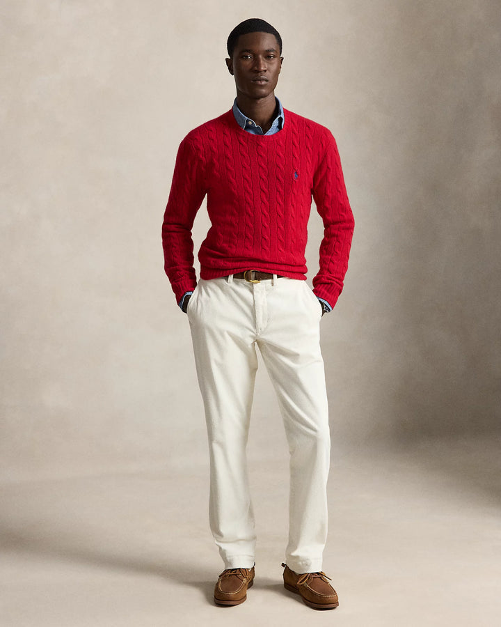 RL Cable-Knit Wool-Cashmere Jumper