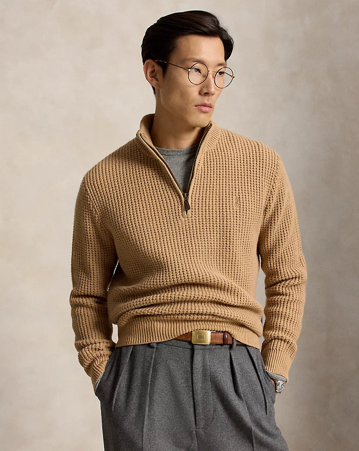 RL Cable-Knit Wool-Cashmere Jumper