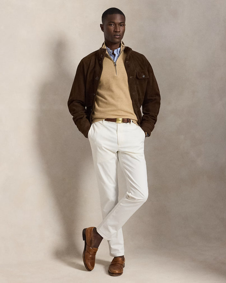 RL Cable-Knit Cotton Quarter-Zip Jumper