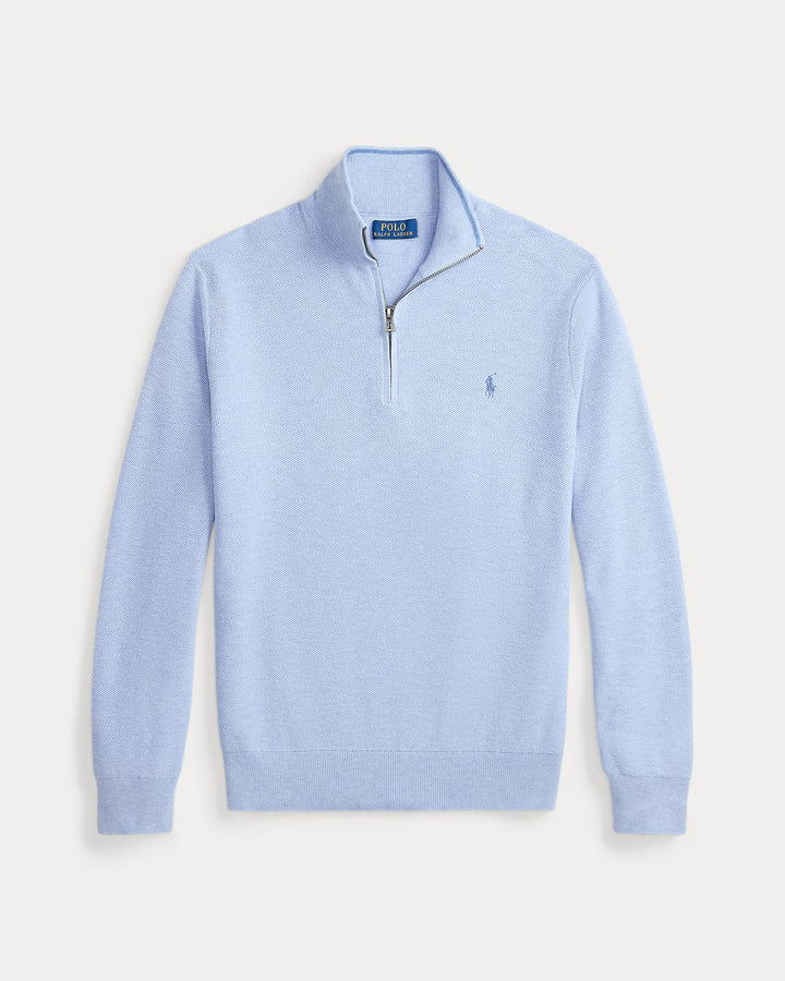 RL Cable-Knit Cotton Quarter-Zip Jumper
