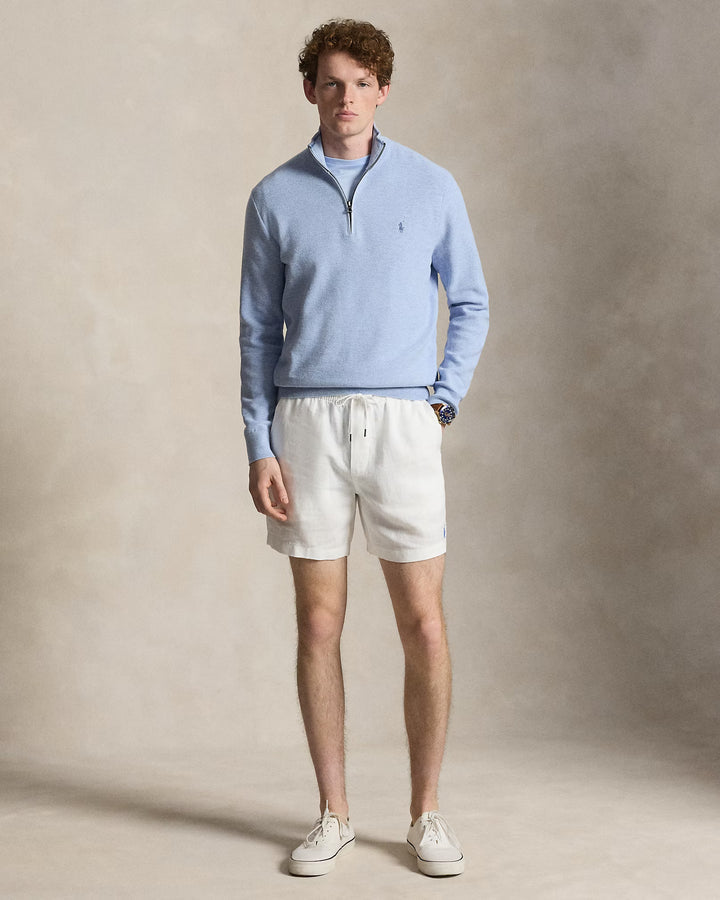 RL Cable-Knit Cotton Quarter-Zip Jumper