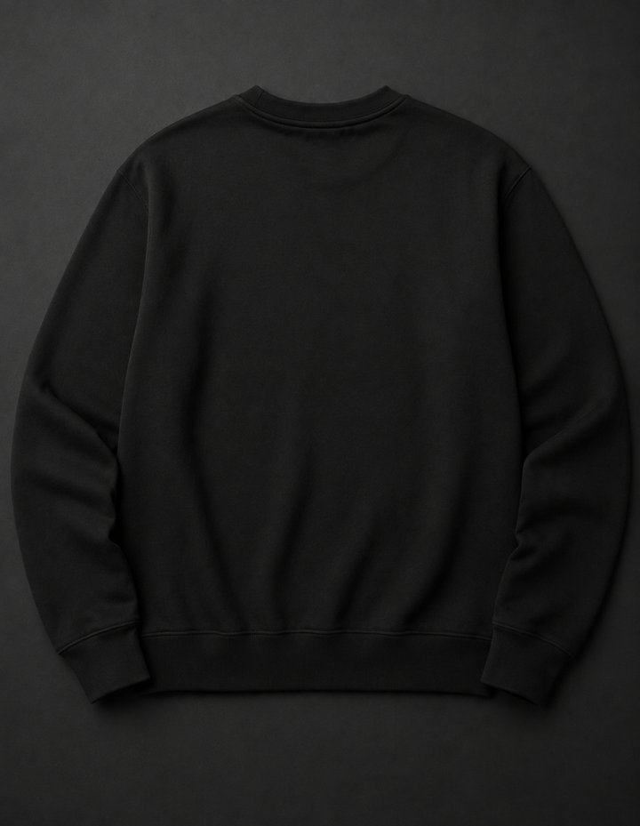 PURPLE ANIME EMBROIDERY CREWNECK