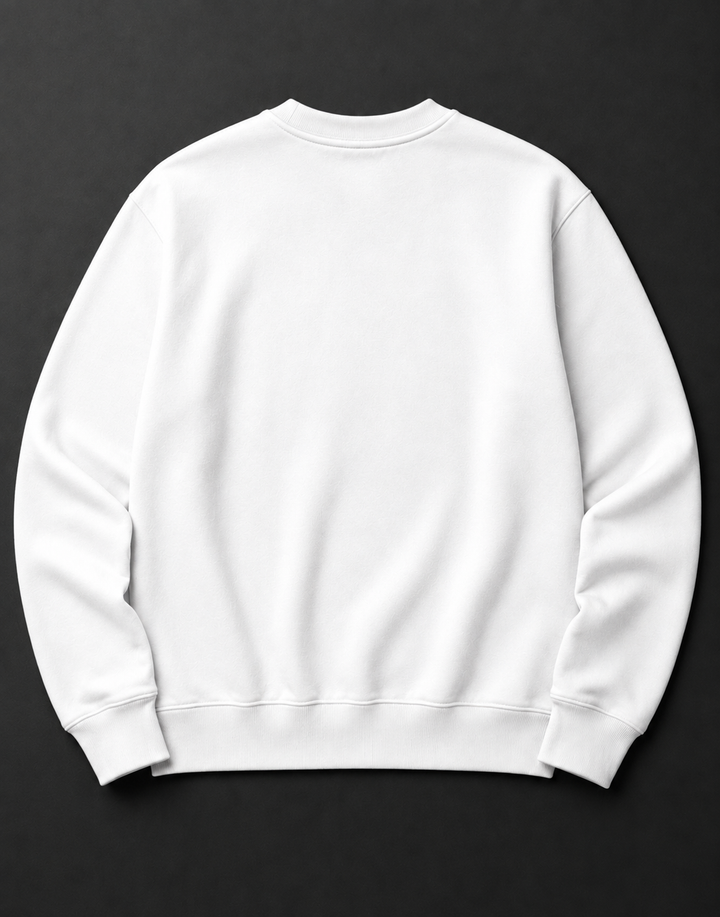 PURPLE ANIME EMBROIDERY CREWNECK