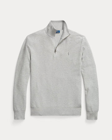 RL Cable-Knit Cotton Quarter-Zip Jumper