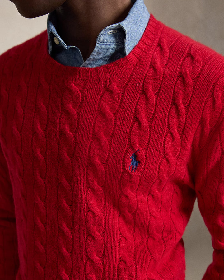 RL Cable-Knit Wool-Cashmere Jumper